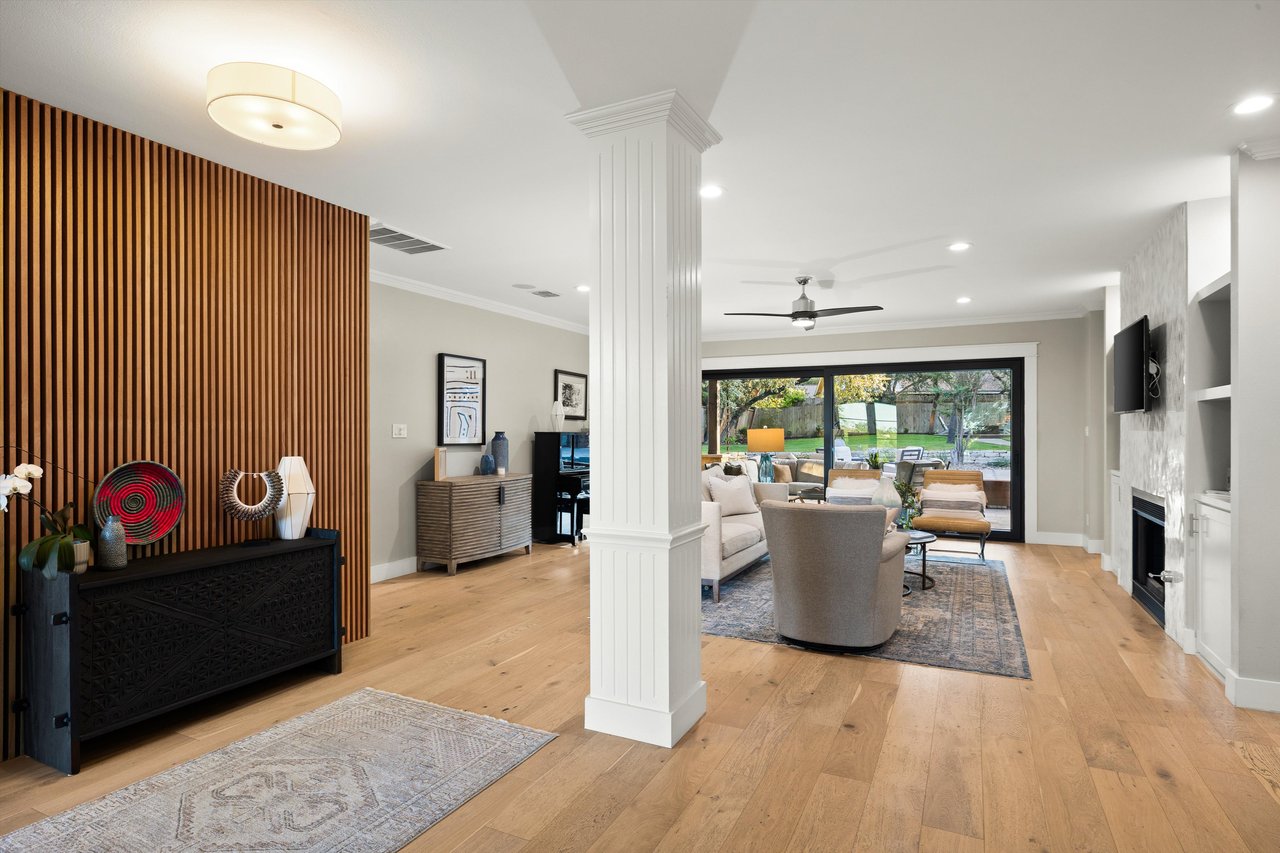 Northwest Hills legacy home with sport court, pool, and dream backyard.