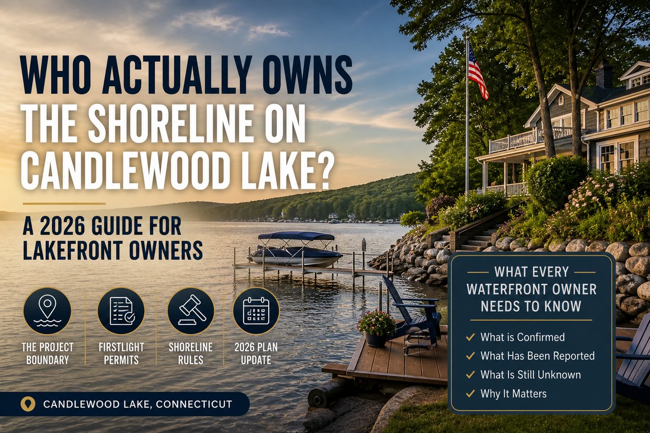 Who Actually Owns the Shoreline on Candlewood Lake? A 2026 Guide for Lakefront Owners