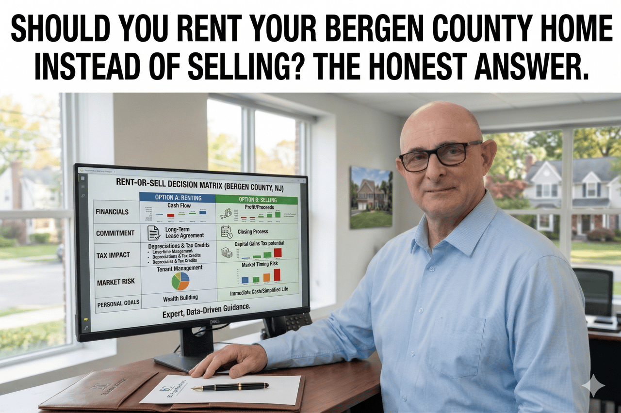 Should You Rent Your Bergen County Home Instead of Selling? The Honest Answer.