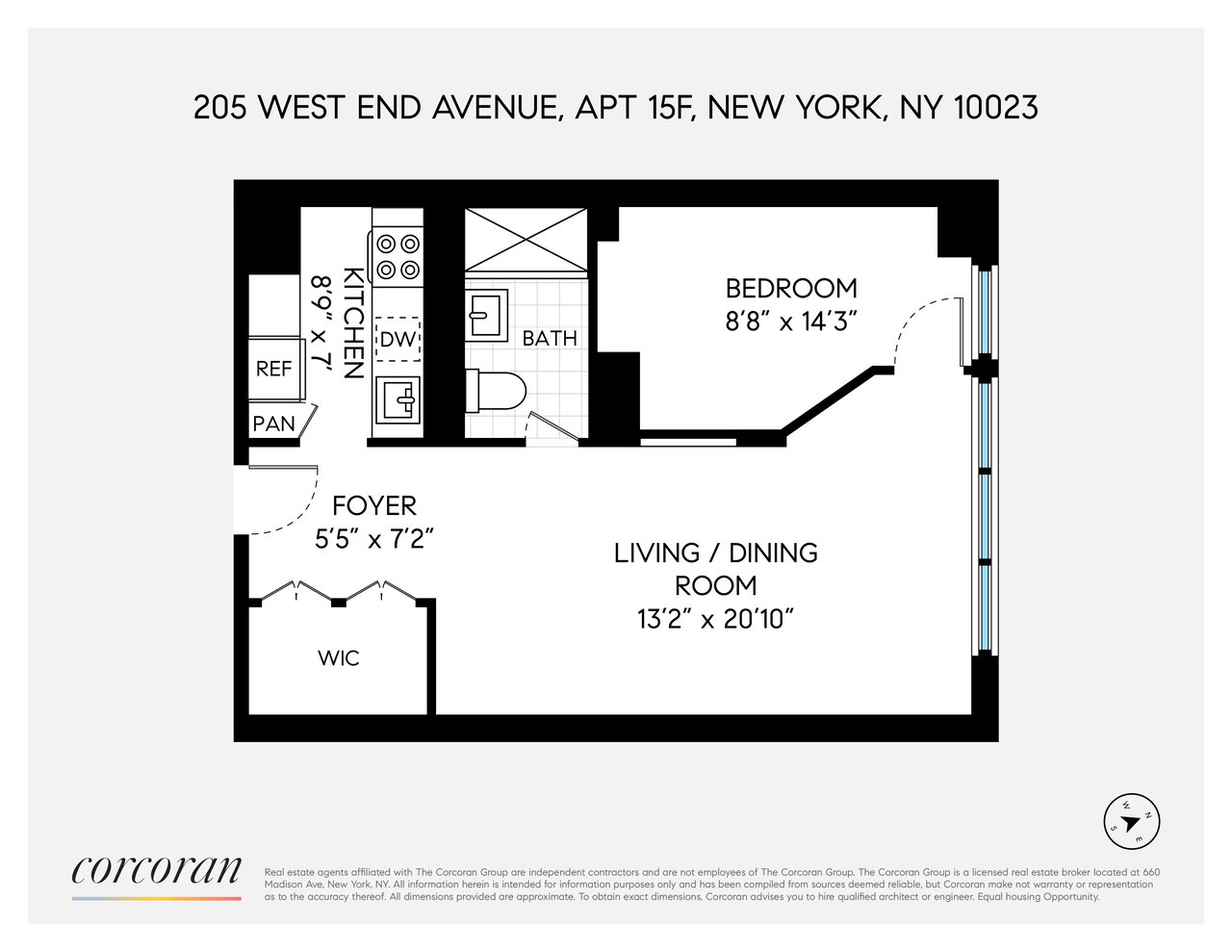205 West End Avenue, Unit: 15F
