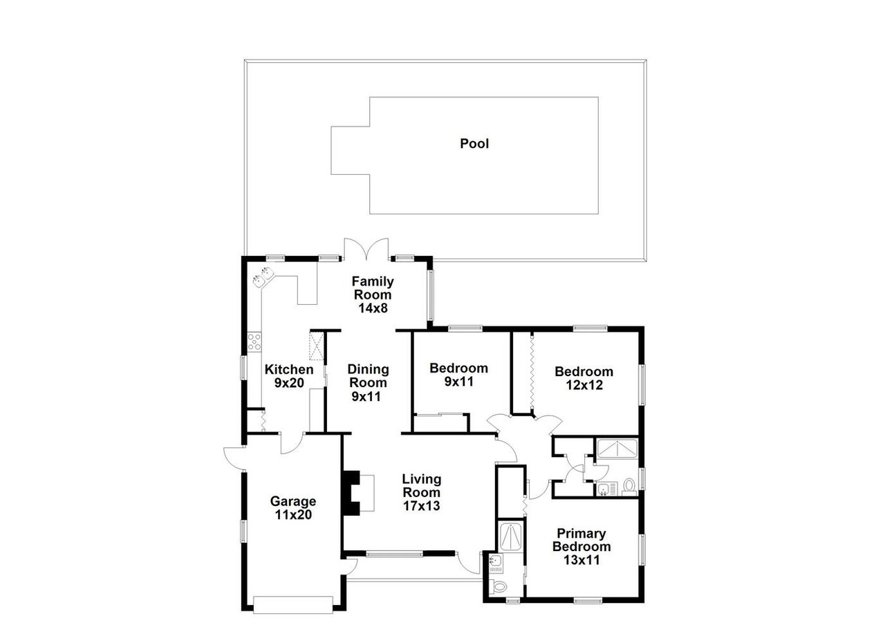 Charming Pool Home at 1005 Columbus Blvd