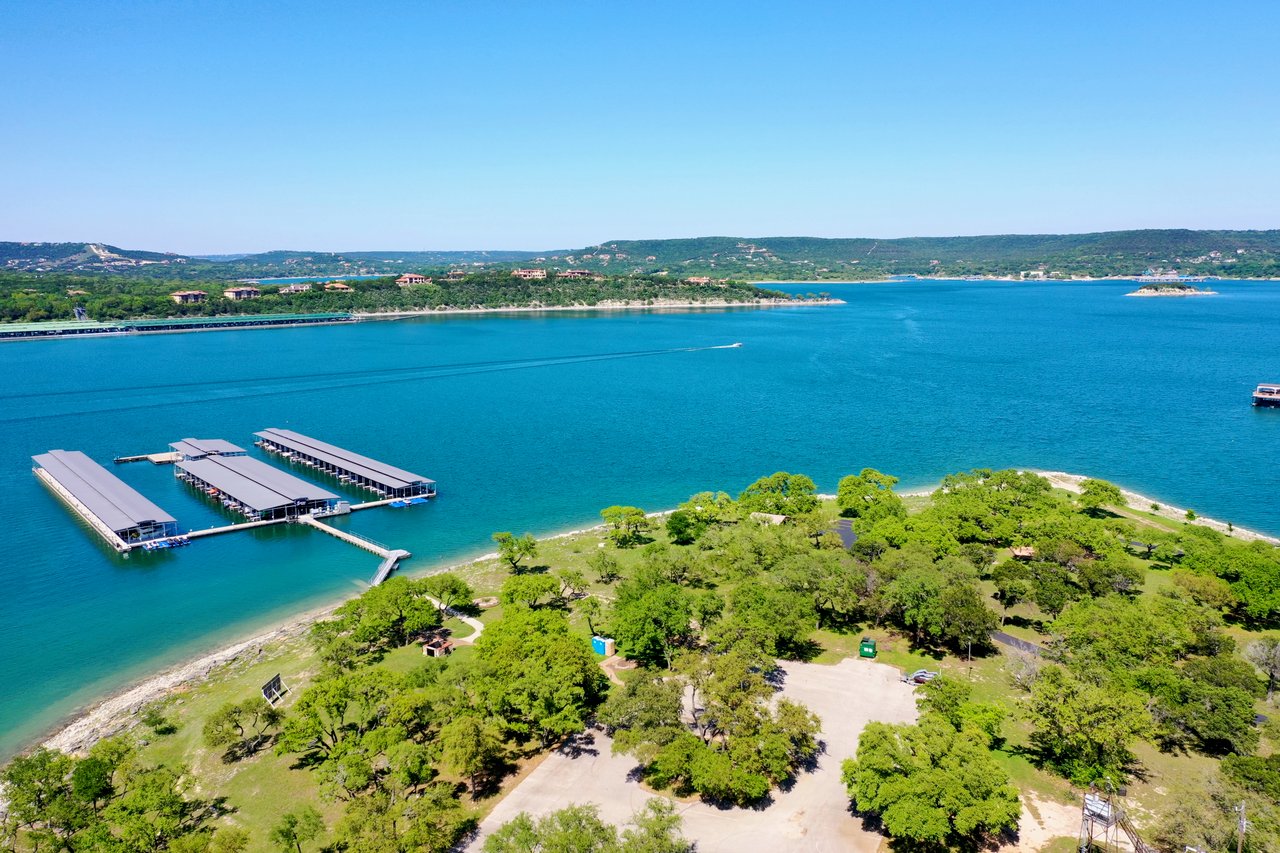 Waterfall on Lake Travis
