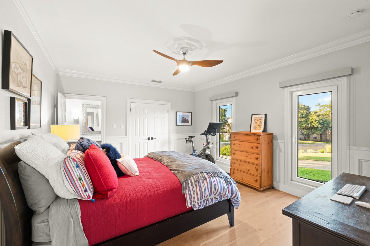 Guest bedroom or office on the main level