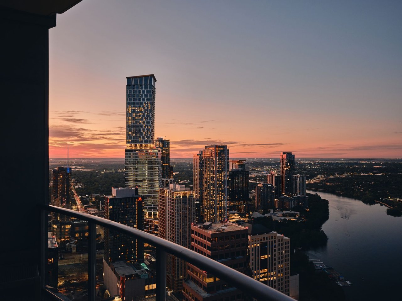 Panoramic Views of Living Art at The Austonian