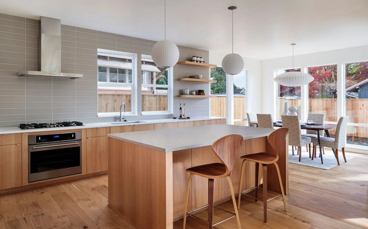 High-end interior of a home in the Hilldale neighborhood of Edina, Minnesota