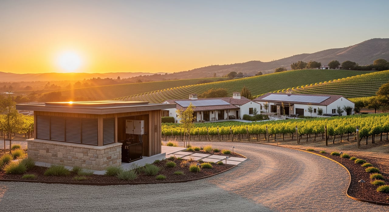 PSPS‑Proofing Wine Country Estates