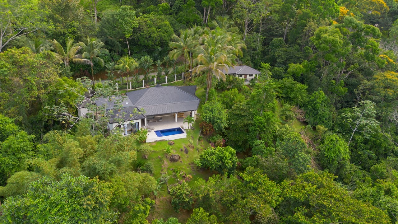 6.45 ACRES – 3 Bedroom Luxury Ocean View Home Surrounded By Vibrant Rainforest And Wildlife!!!