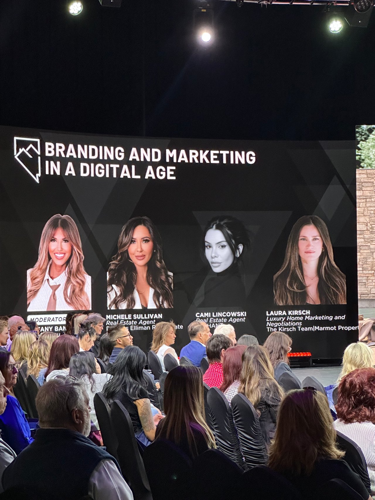 Reno real estate agent Laura Kirsch speaking at NVision Summit marketing panel