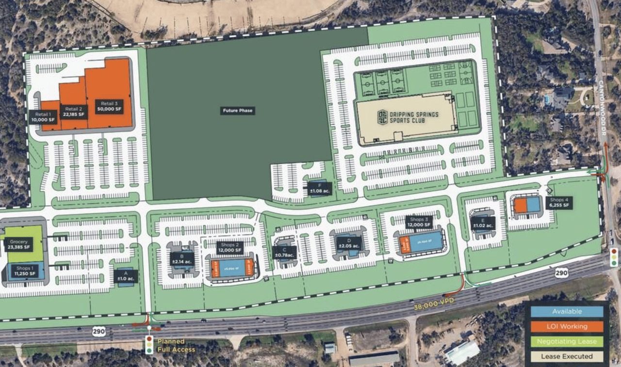 Headwaters East Dripping Springs | New $20 Million Shopping Center