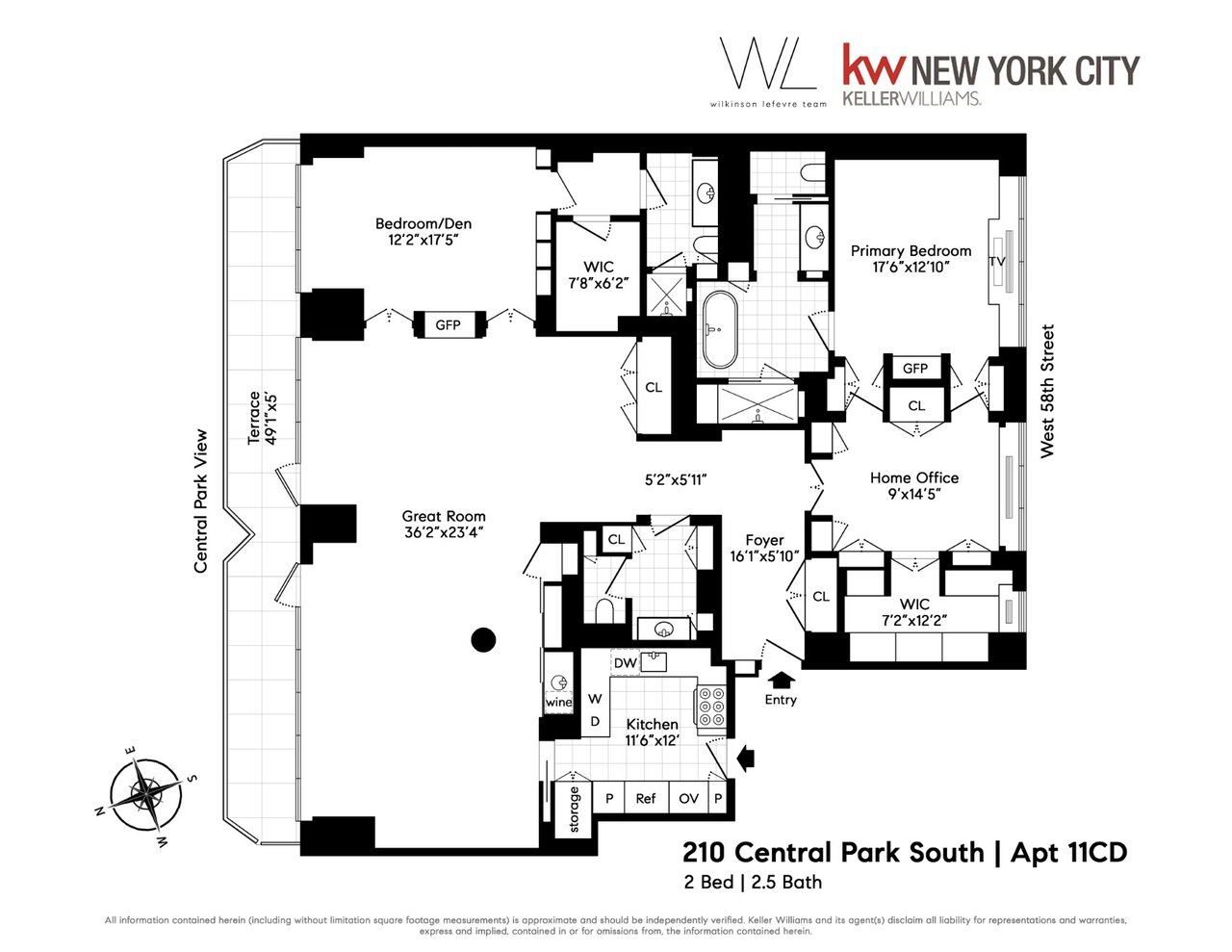 210 Central Park South, 11CD