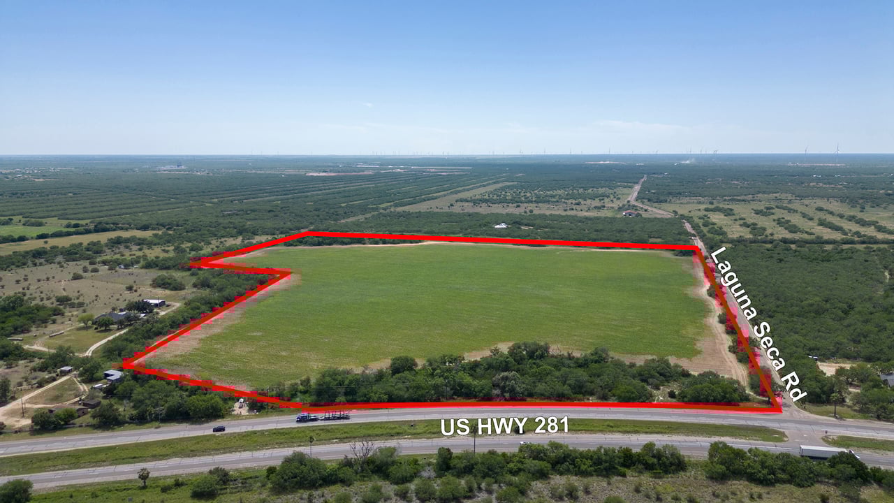 High Traffic I2/US 281 61.26 AC Tract for Sale N. Edinburg, TX 