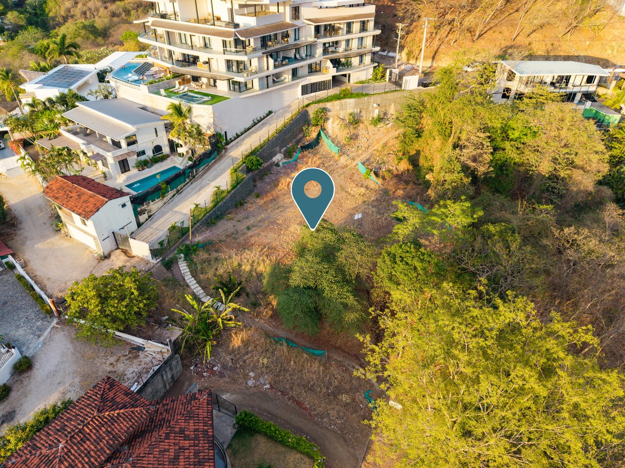 Villa Terraza Lot | Ocean View Opportunity in Tamarindo with Water and Power Already in Place