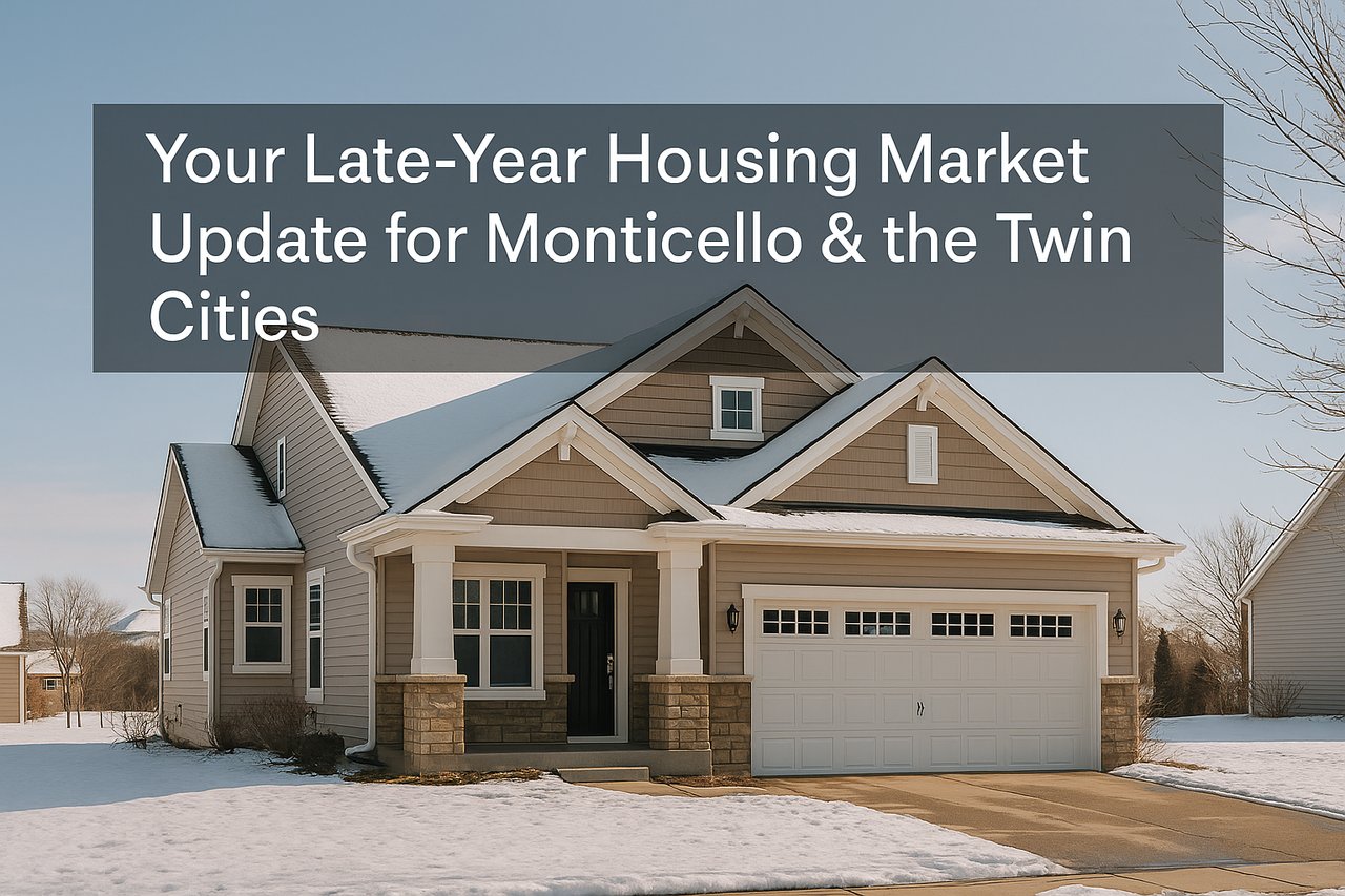 Your Late-Year Housing Market Update for Monticello & the Twin Cities