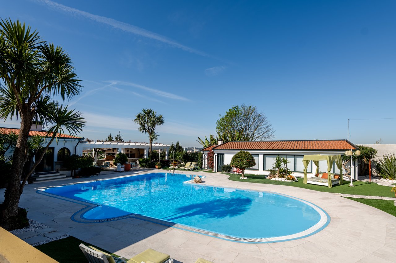 Exceptional Renovated Estate with 4 Residences, Pool & Orchard Near Porto