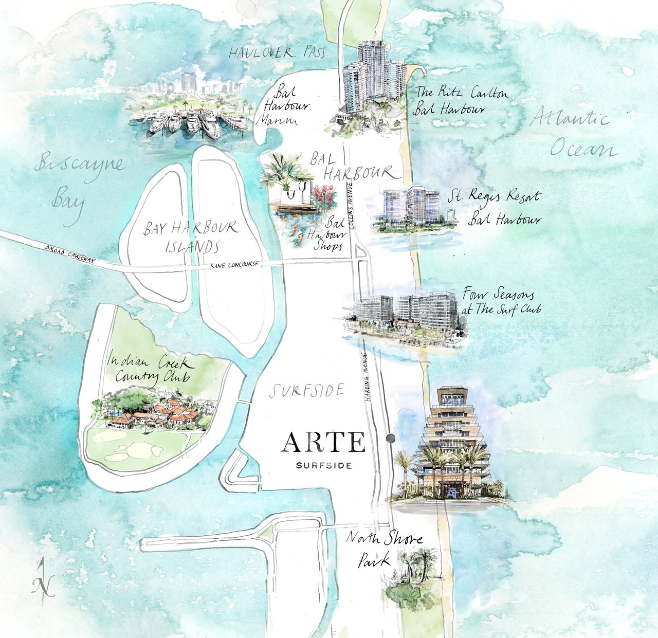 Arte Surfside luxury oceanfront condo in Miami represented by Jeff Miller, top luxury realtor in Miami Beach