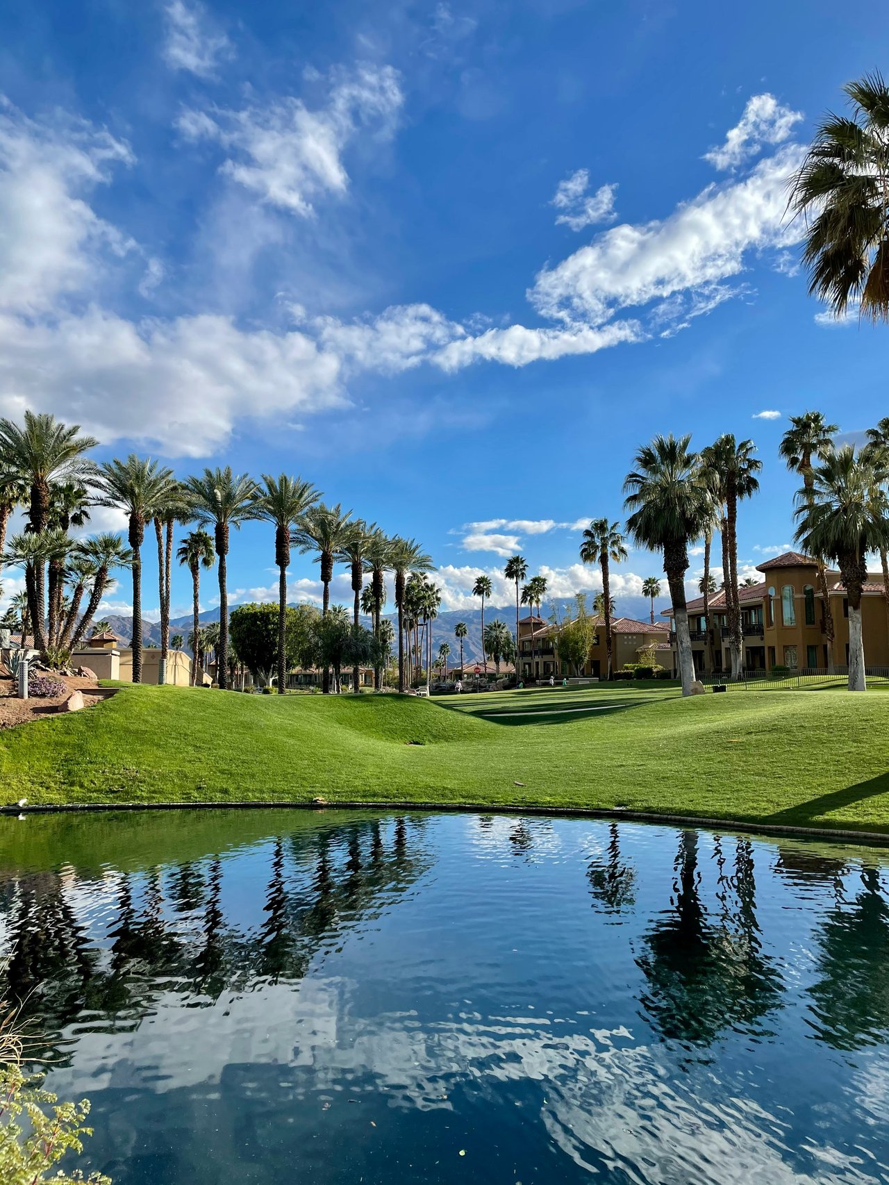 Exclusive Palm Springs area country club homes surrounding a desert golf course