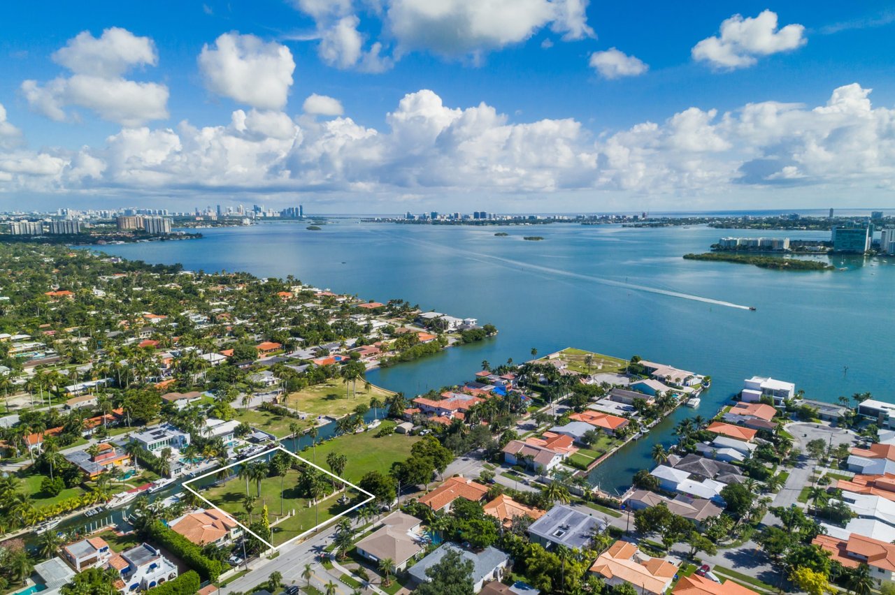 Miami Shores Adjacent Waterfront Lot Hits Market