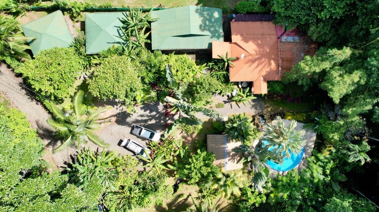 Tropical River Property with Cabinas, Pool & Event Space in Ojochal