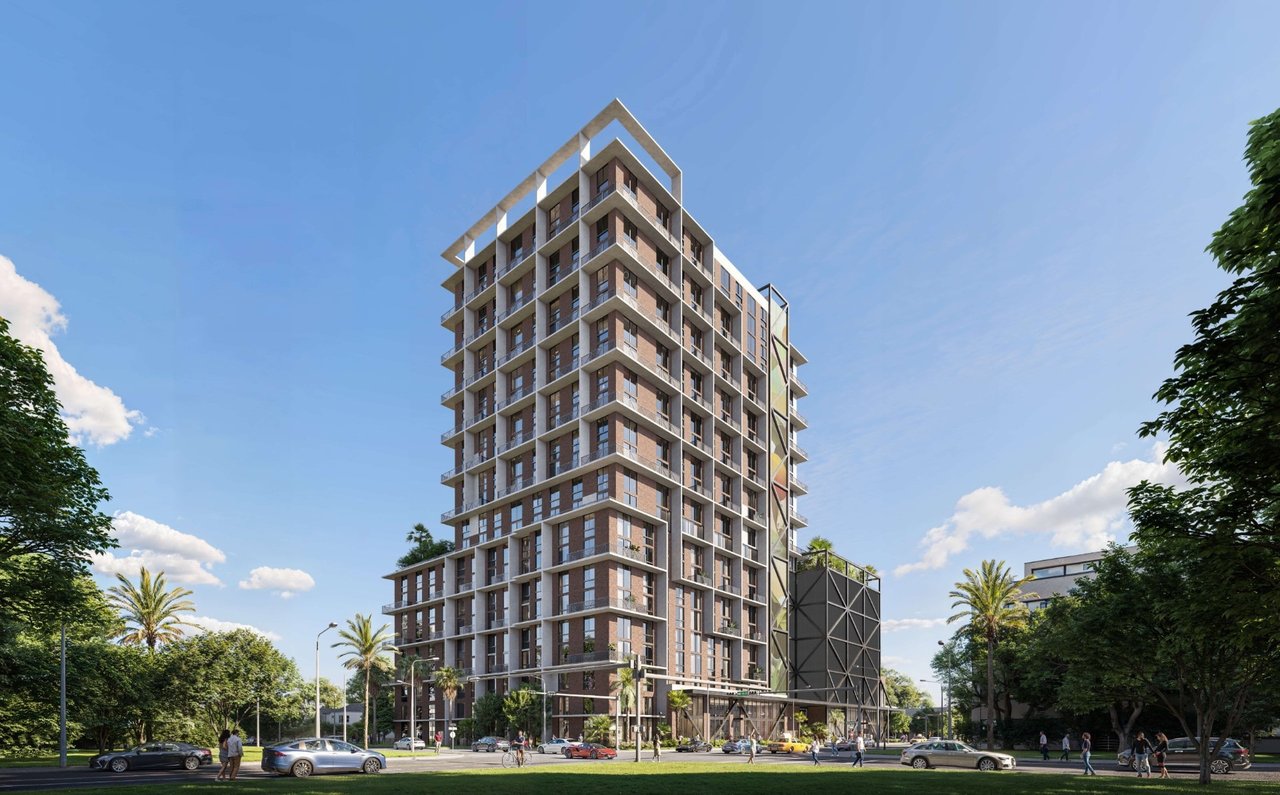 July 2025 Bold, Modern 'Little River Live Local' Tower With 348 Units Submitted to UDRB