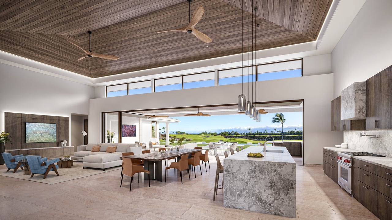 MAUNA LANI OCEANVIEW ESTATE - 6 BEDROOM 6 BATHROOM - VACATION RENTAL POTENTIAL - 