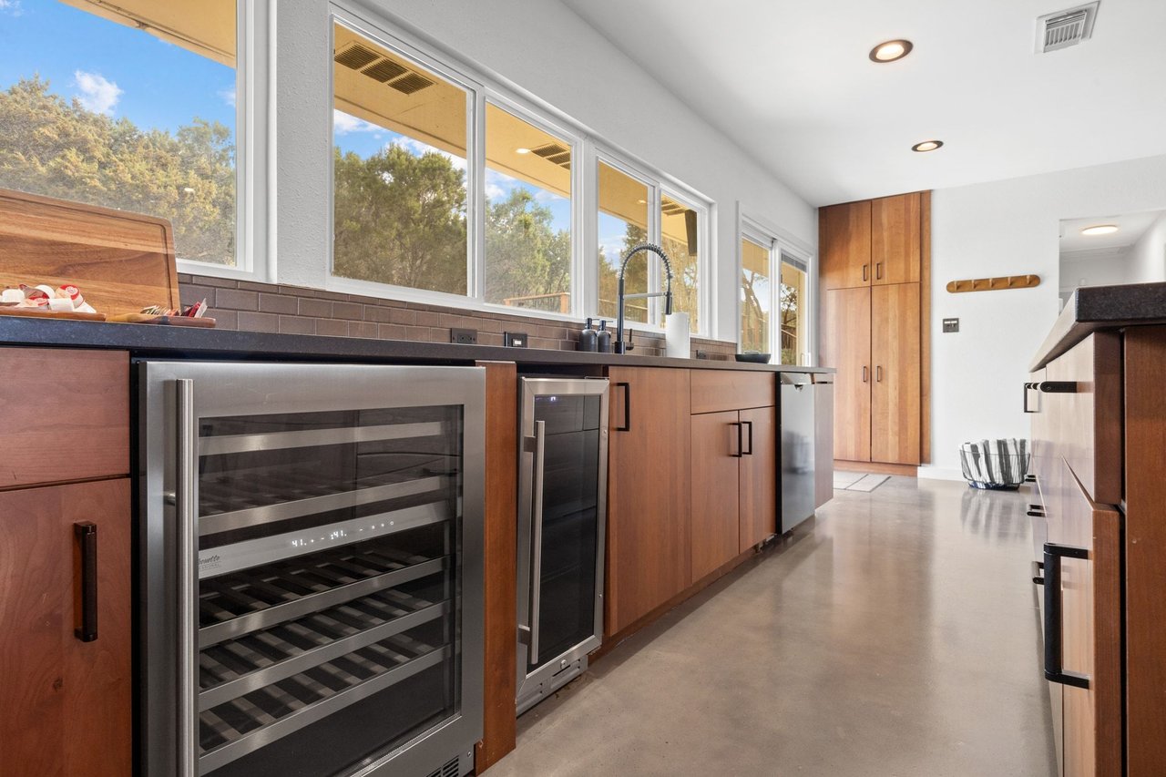 The Ultimate Hilltop Modern Ranch Escape | Upgraded Deck w/ Pool, Panoramic Views, Near Lake Travis and Golf Course