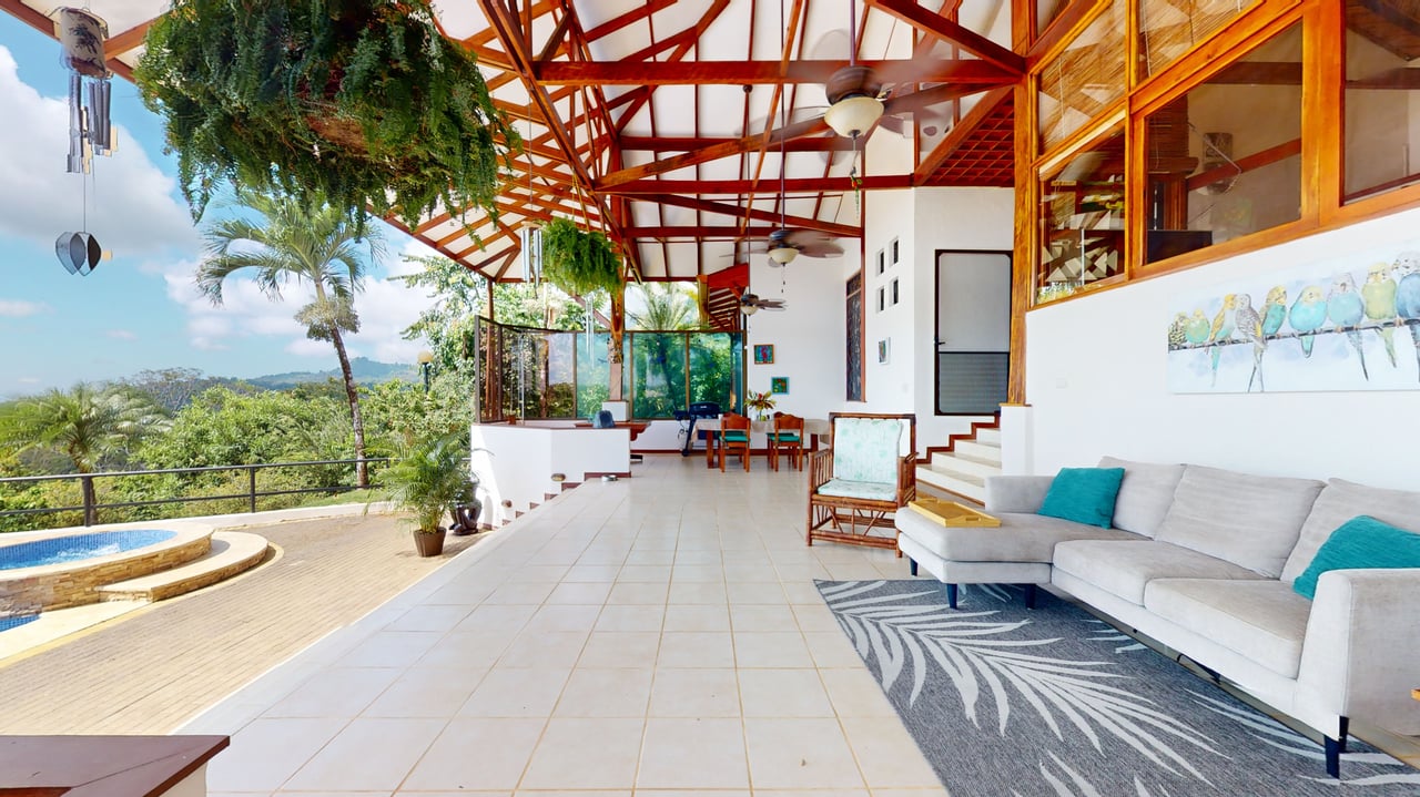 Bali-Inspired Home with Ocean and Year-Round Sunset Views