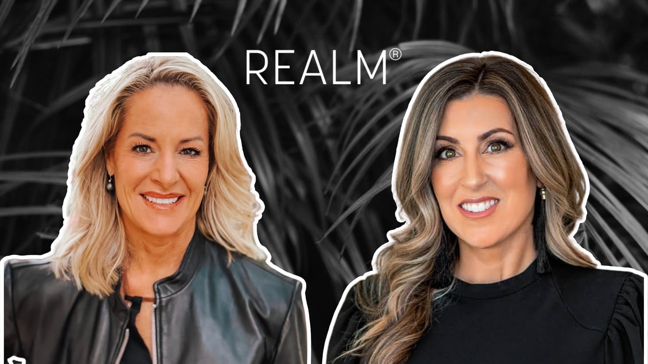 Allison Richards of The Richards Group and Monica Monson of The Noble Agency, both members of REALM
