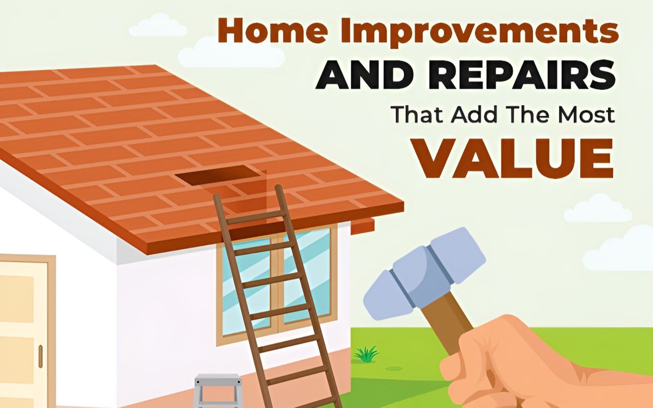 Home Improvements and Repairs That Add The Most Value