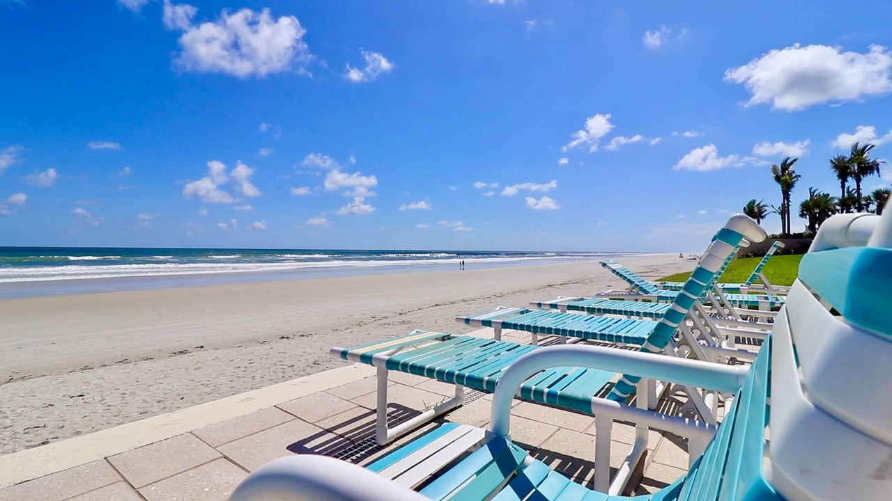 Oceanfront Furnished Condo in New Smyrna Beach