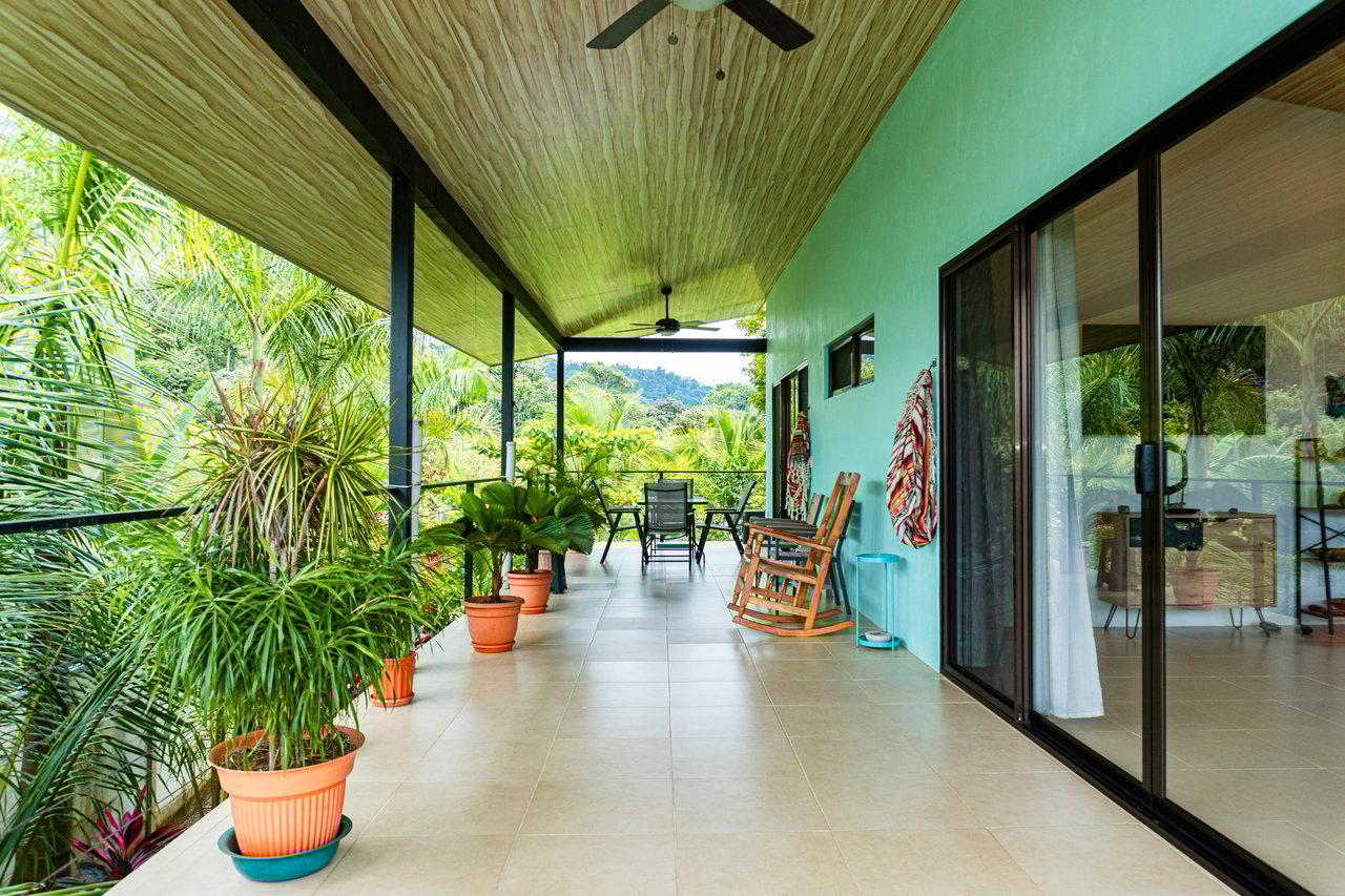 2-Bedroom Gem with Stunning Tropical Landscape in Uvita
