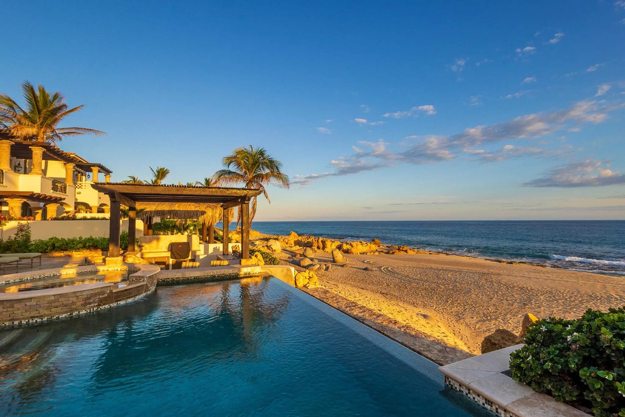 Luxury oceanfront estates in Cabo Del Sol with private outdoor living, expansive terraces, and premium architecture