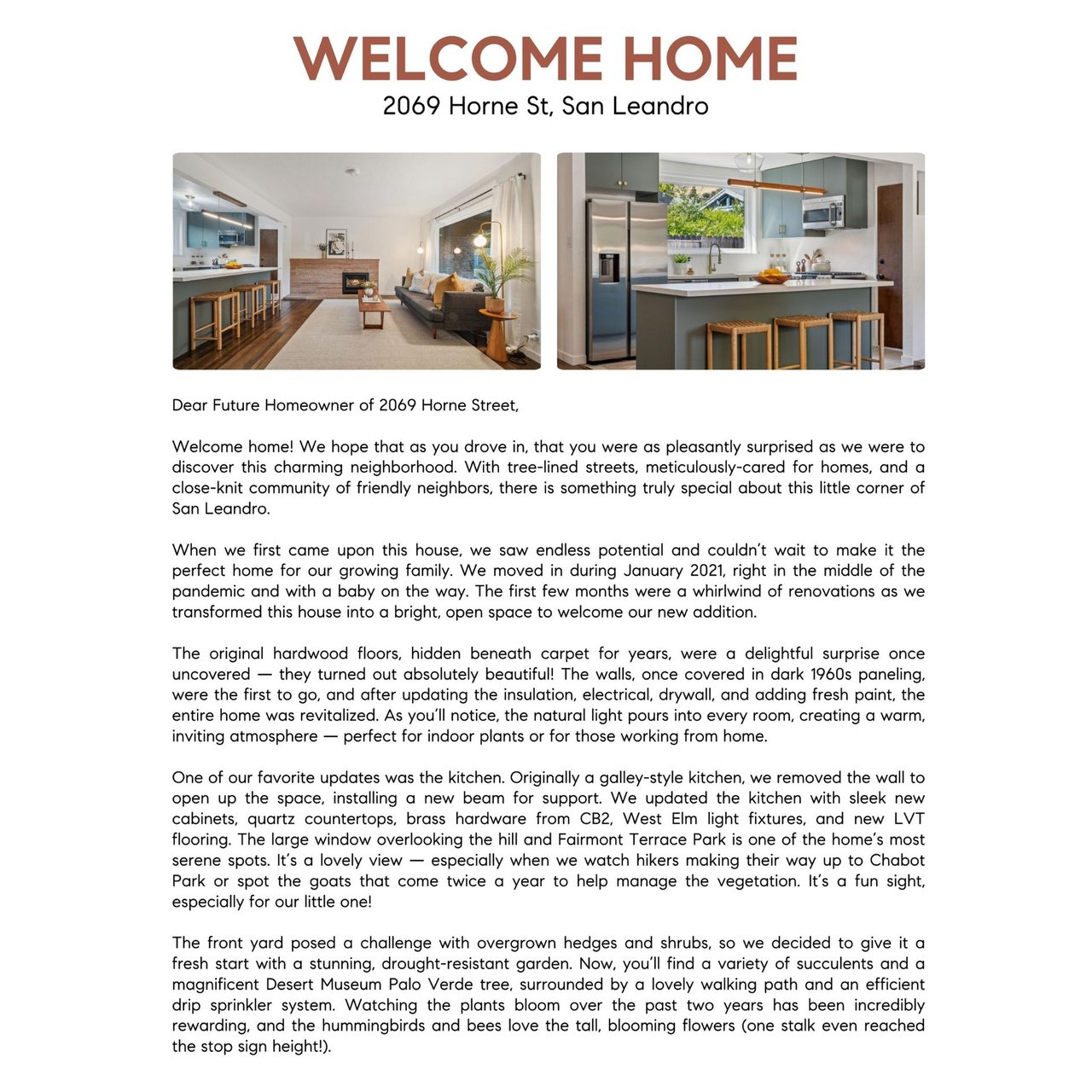 Welcome Home