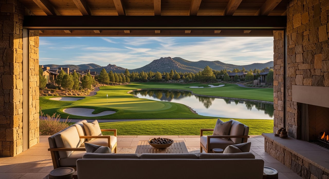 Living On The Golf Course In Prescott Lakes