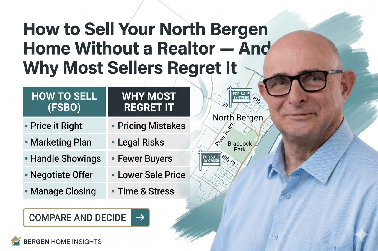 How to Sell Your North Bergen Home Without a Realtor — And Why Most Sellers Regret It