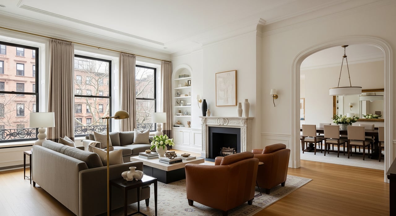 Staging A Classic Six On The UES: Light, Scale & Flow