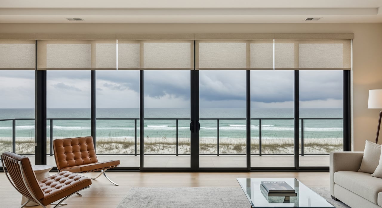 Storm-Ready Comfort: Impact Glass and Shades at Calypso
