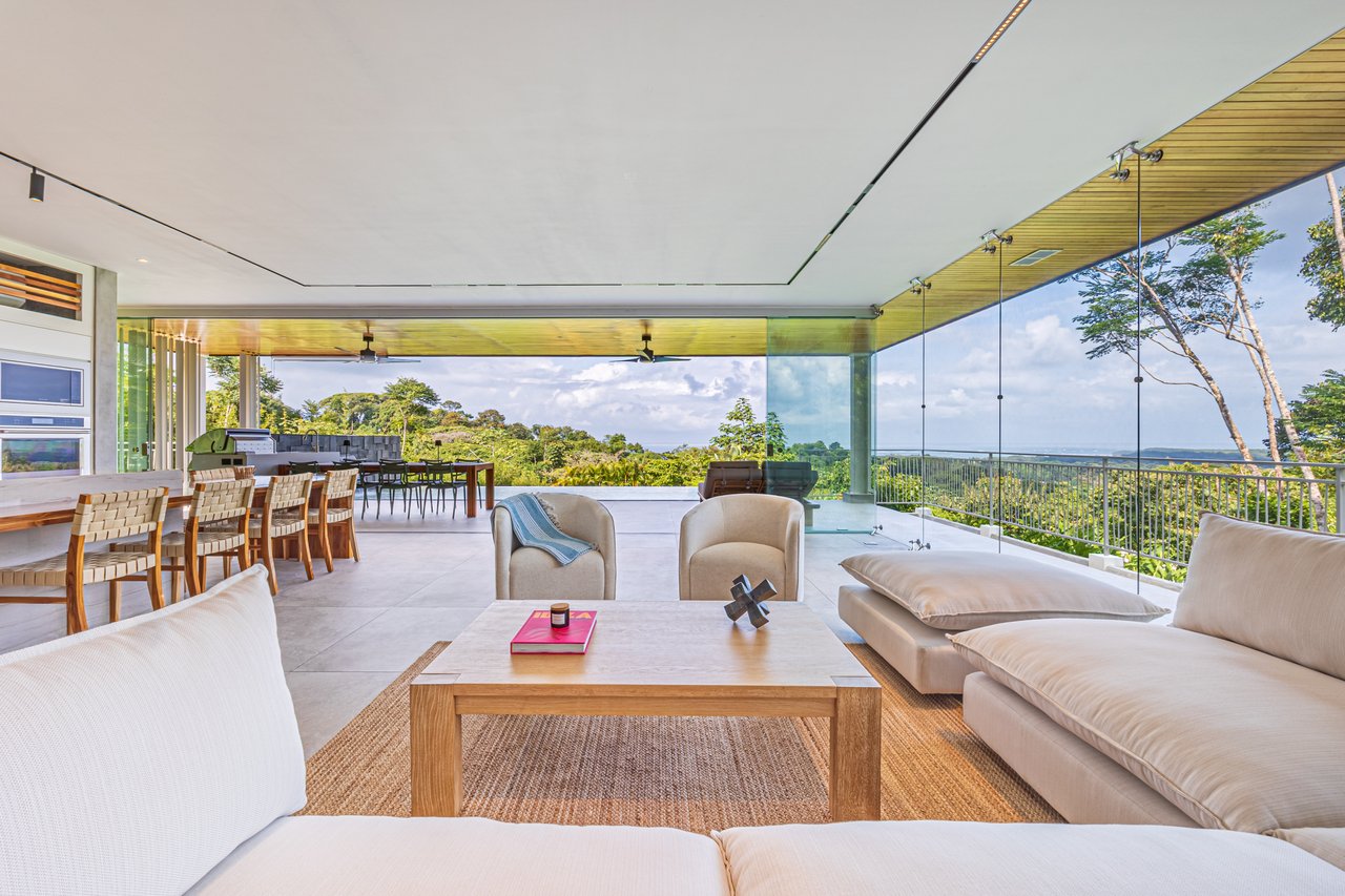 New contemporary tropical villa boasts with a movie theater and views of the iconic whale’s tail