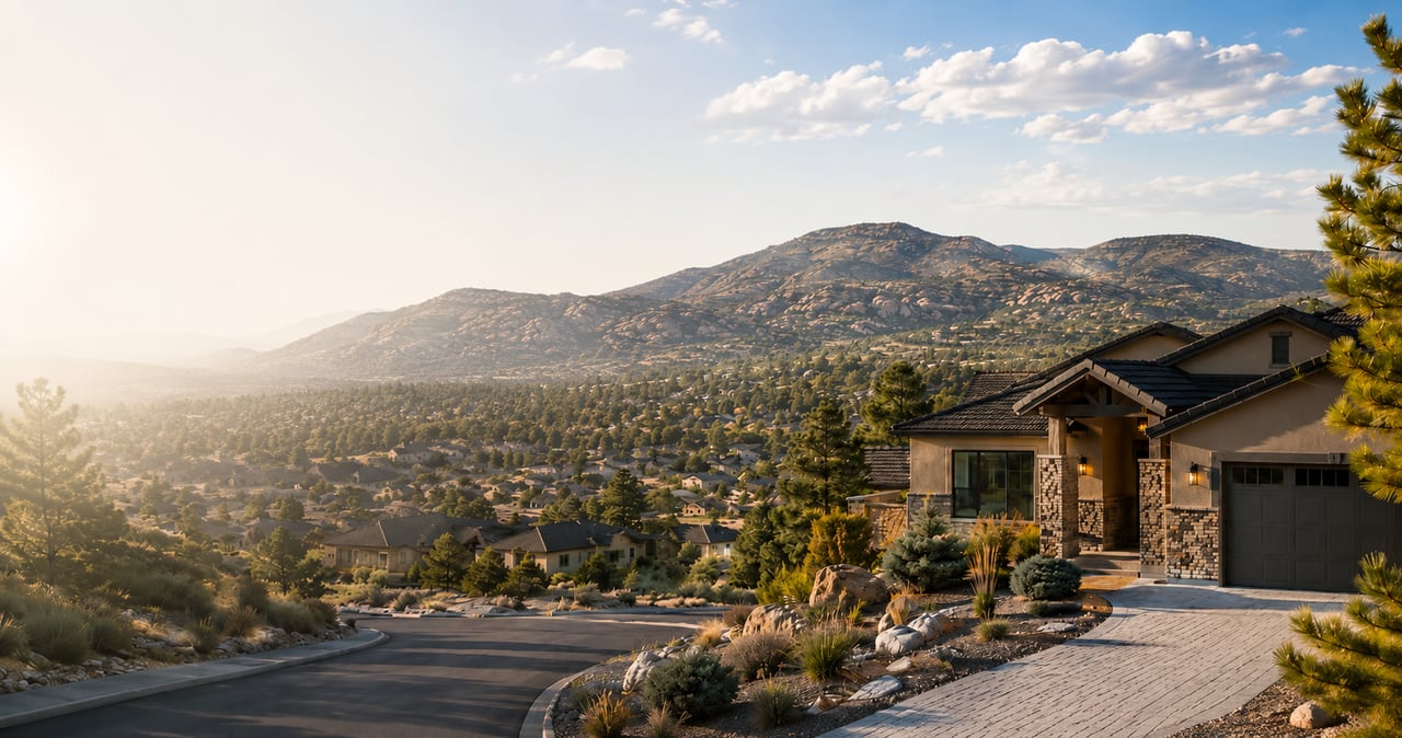 Prescott Valley home with rolling Prescott hills for seller’s market real estate blog..