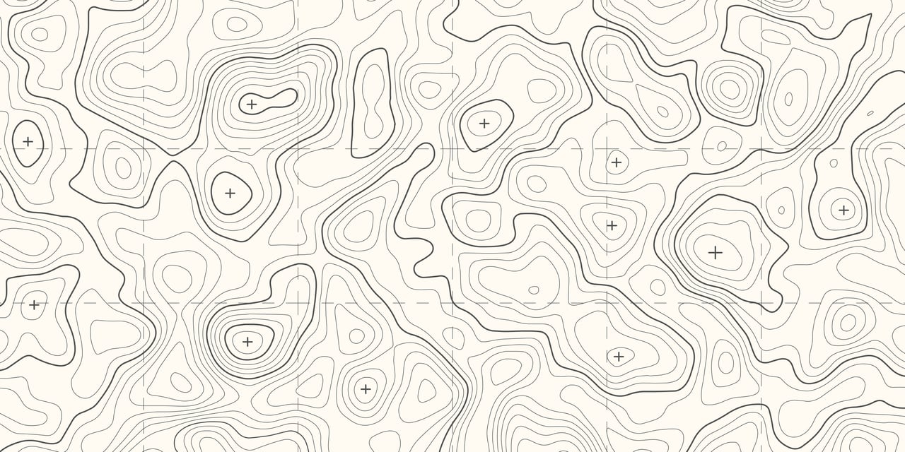 A topographical map representing a new homeowner request for a survey