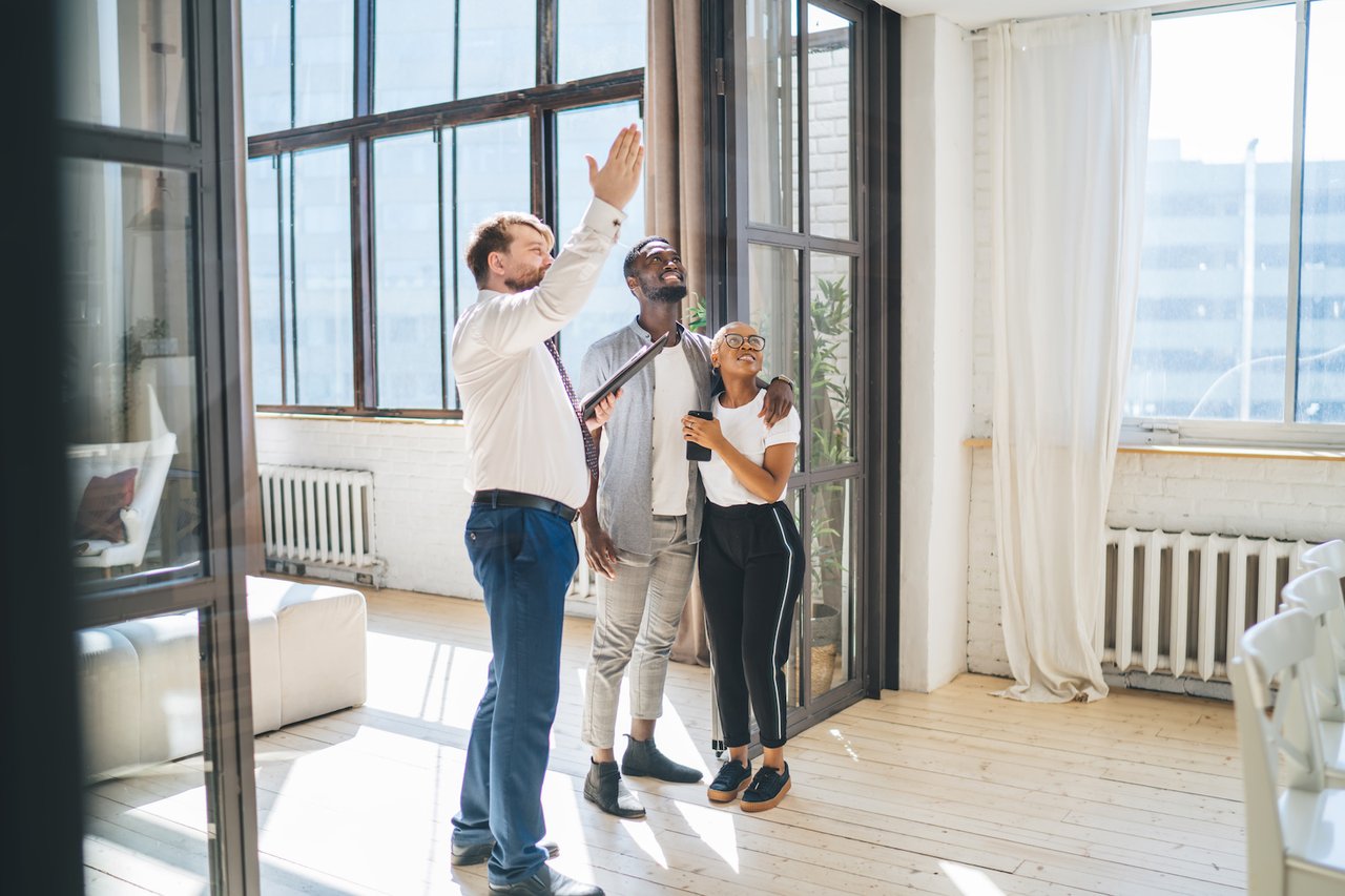 Couple Touring an Apartment with an Apartment Locator