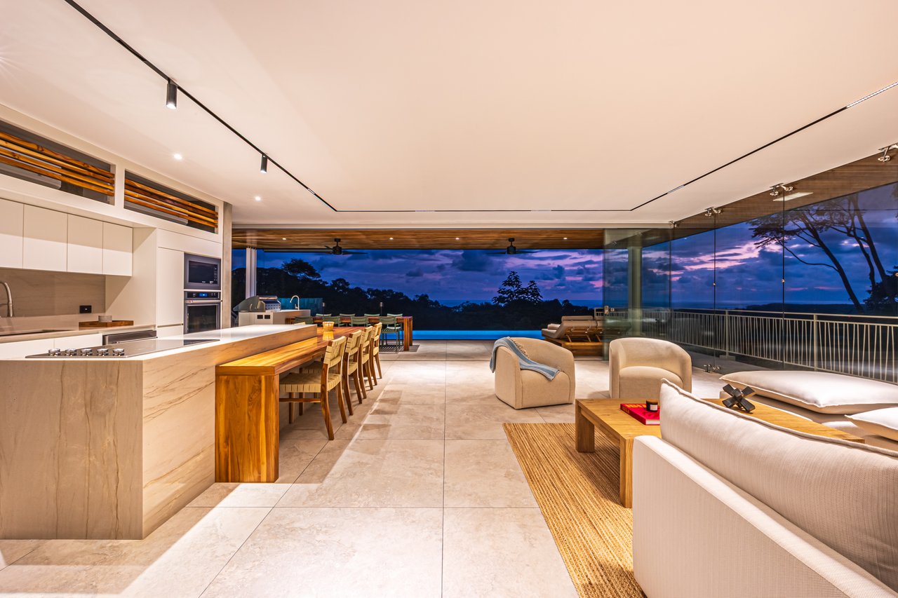 New contemporary tropical villa boasts with a movie theater and views of the iconic whale’s tail