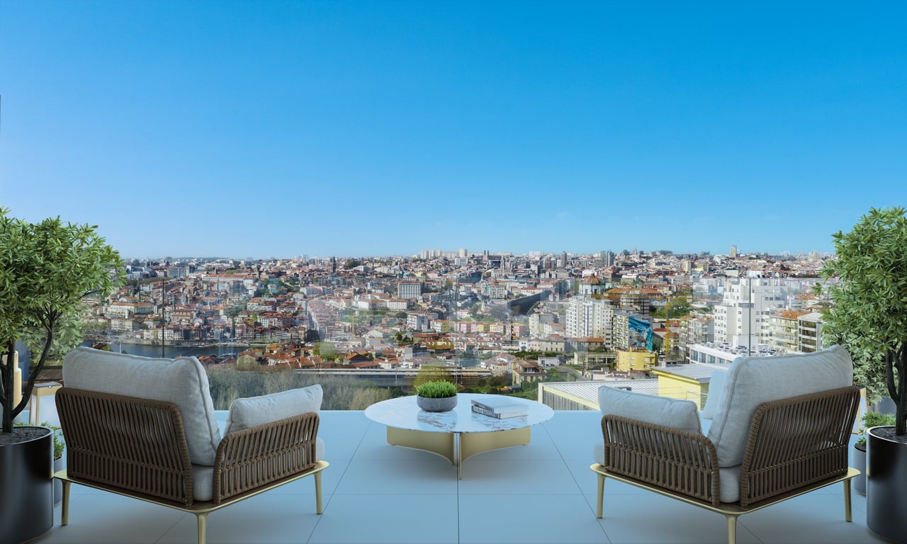 Luxury 3-Bedroom Apartment in Vila Nova de Gaia 