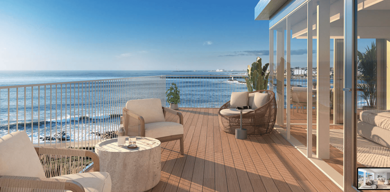 Stunning 3-suite penthouse in Vila Nova de Gaia with ocean and river view