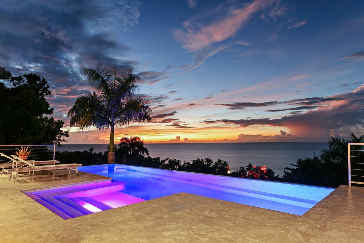 Casa Azul, Rincón PR                  Luxury Modern Hilltop & Ocean Views