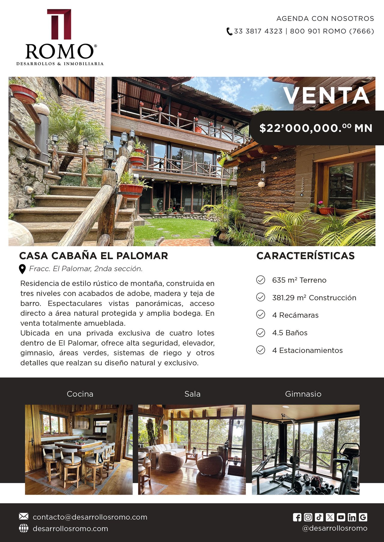 Casa Cabaña en Venta El Palomar