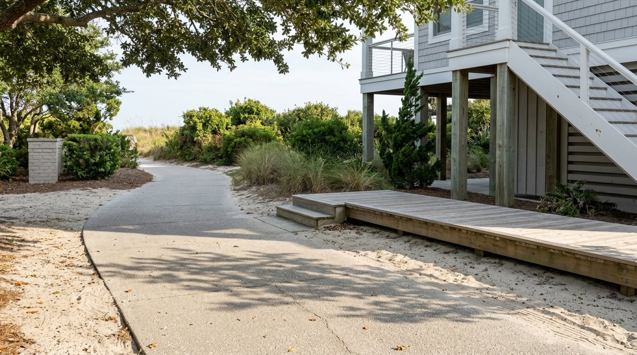 Beach Access, Paths, And Amenities In Southern Shores