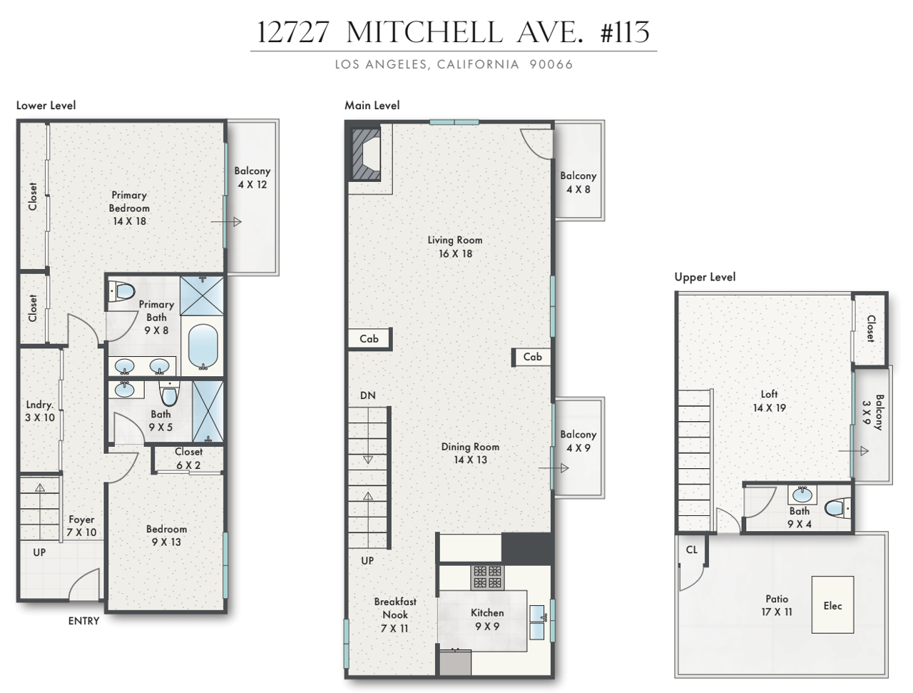 Rare Tri-Level Mar Vista Townhouse 
