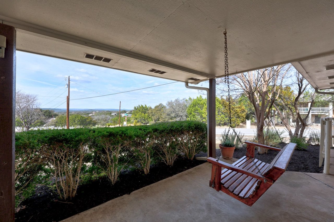 The Ultimate Hilltop Modern Ranch Escape | Upgraded Deck w/ Pool, Panoramic Views, Near Lake Travis and Golf Course