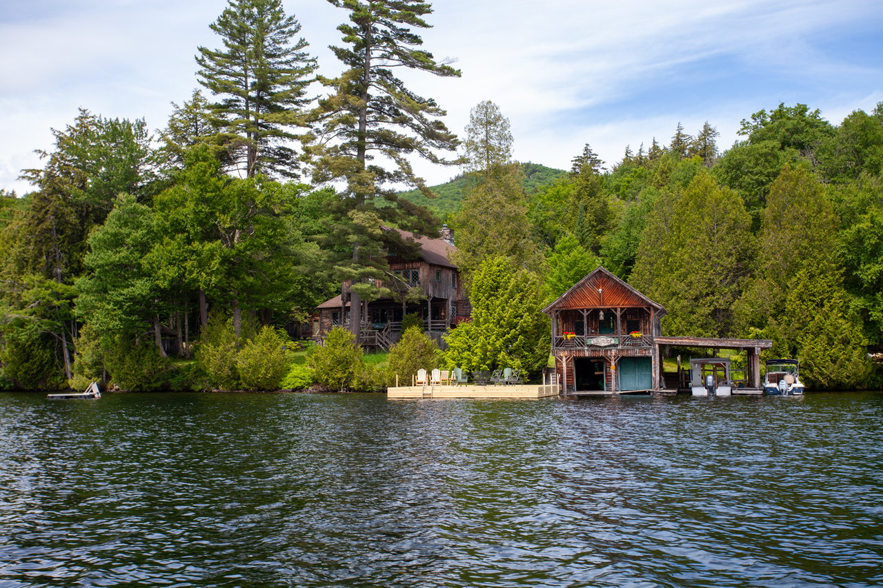 Camp Solitude | Historic 45-Acre Lake Placid Waterfront Estate | Historical Sale