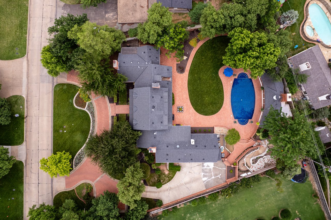 The Pool That Stole the Show at 1606 Guilford Lane